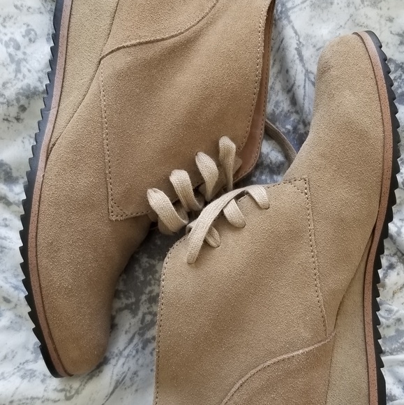 Lace up tan booties - Picture 2 of 4
